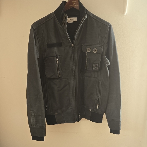 Five Four Charcoal Bomber Jacket - Picture 1 of 16